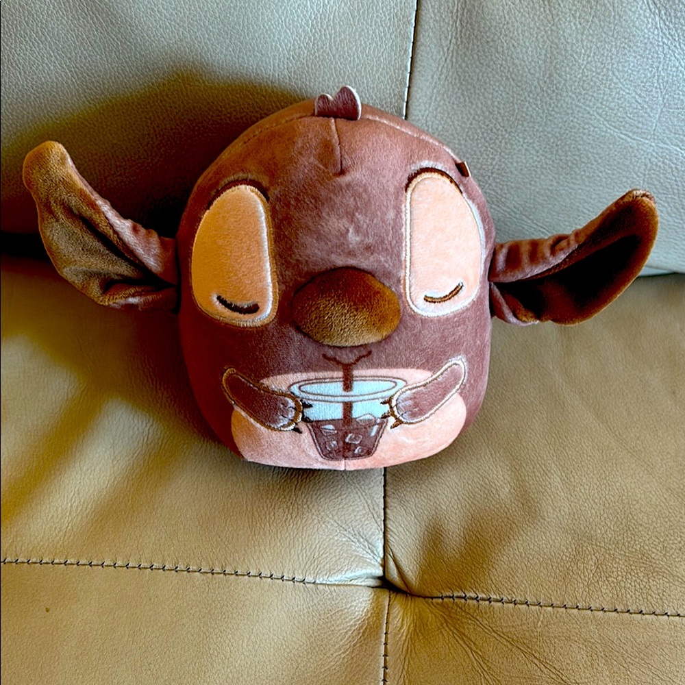 SQUISHMALLOWS 5 inches STITCH w BOBA🧋🤎